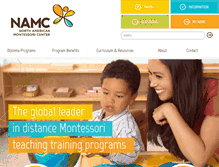 Tablet Screenshot of montessoritraining.net